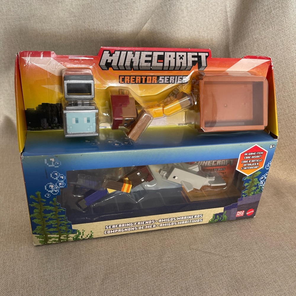Minecraft Creator Series Seafaring Friends Mattel Mojang Characters